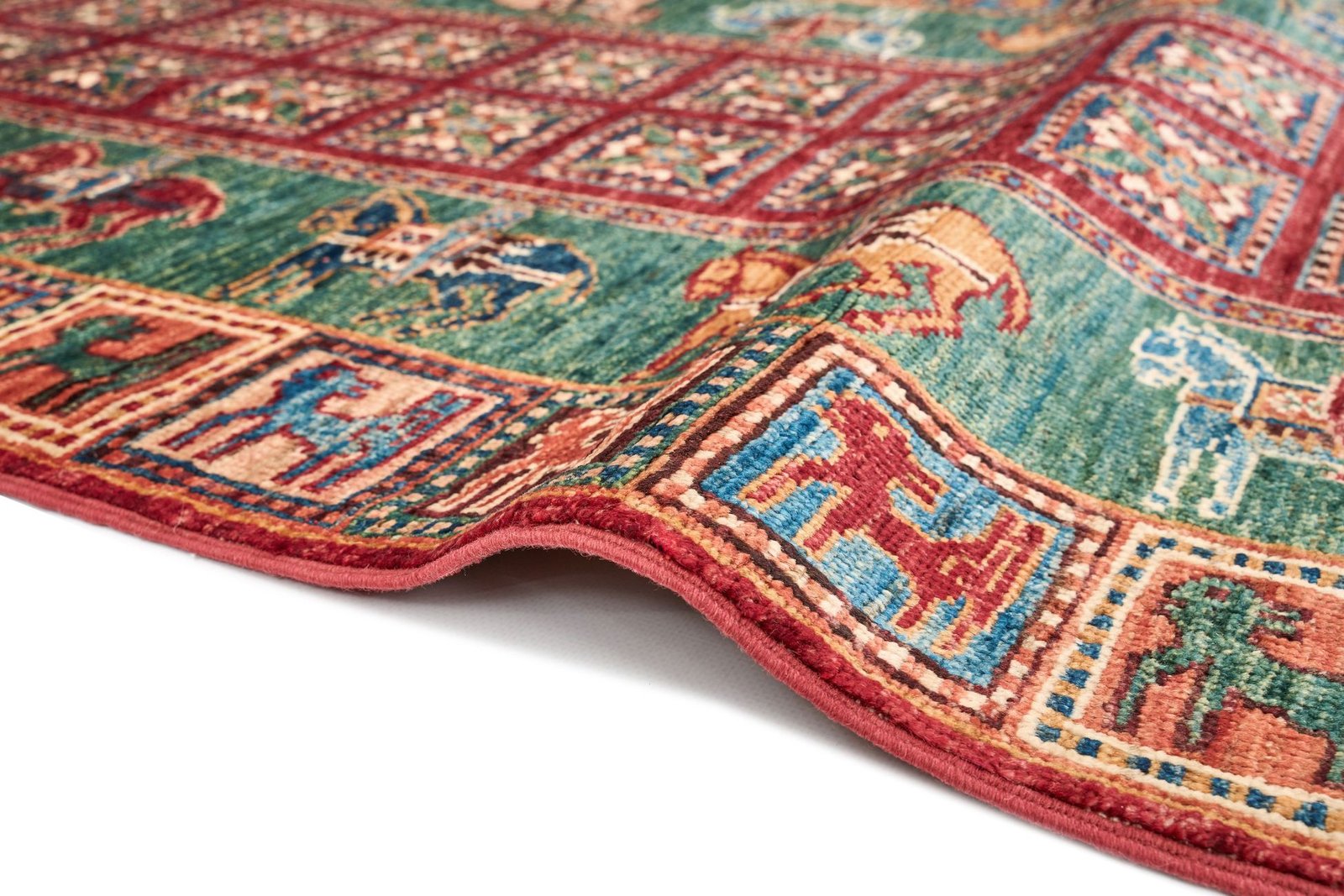 El Dokuma Pazırık Yeşil Yün ÖÇOS1005