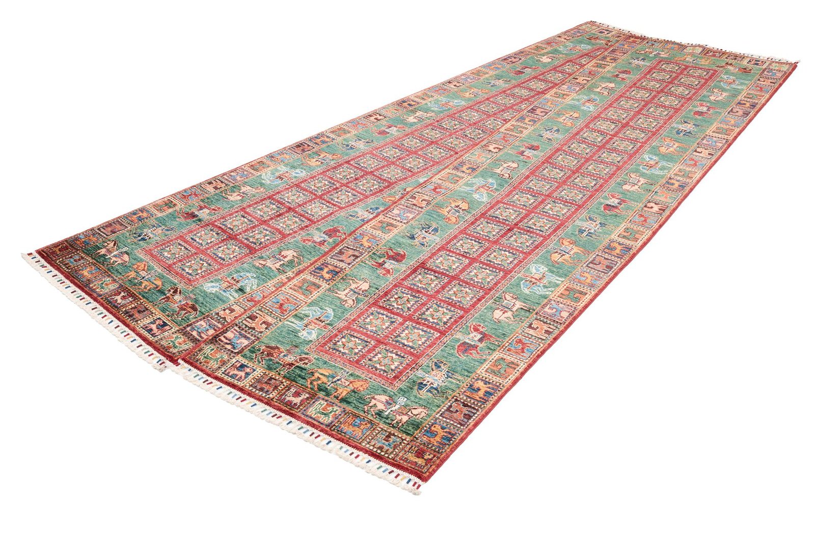 El Dokuma Pazırık Yeşil Yün ÖÇOS1005