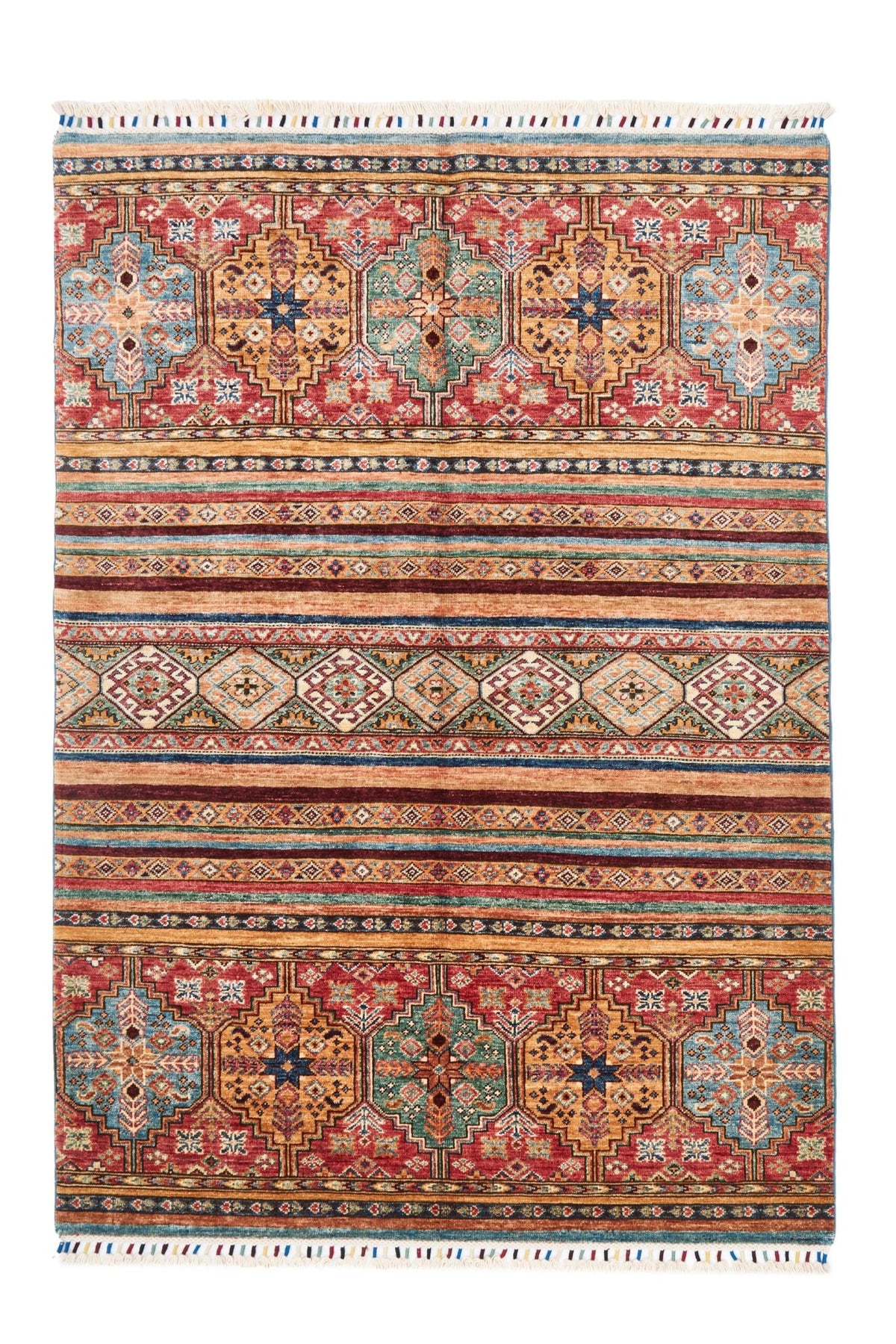 El Dokuma Bahtiyari Çok Renkli Yün ÖÇİB1070