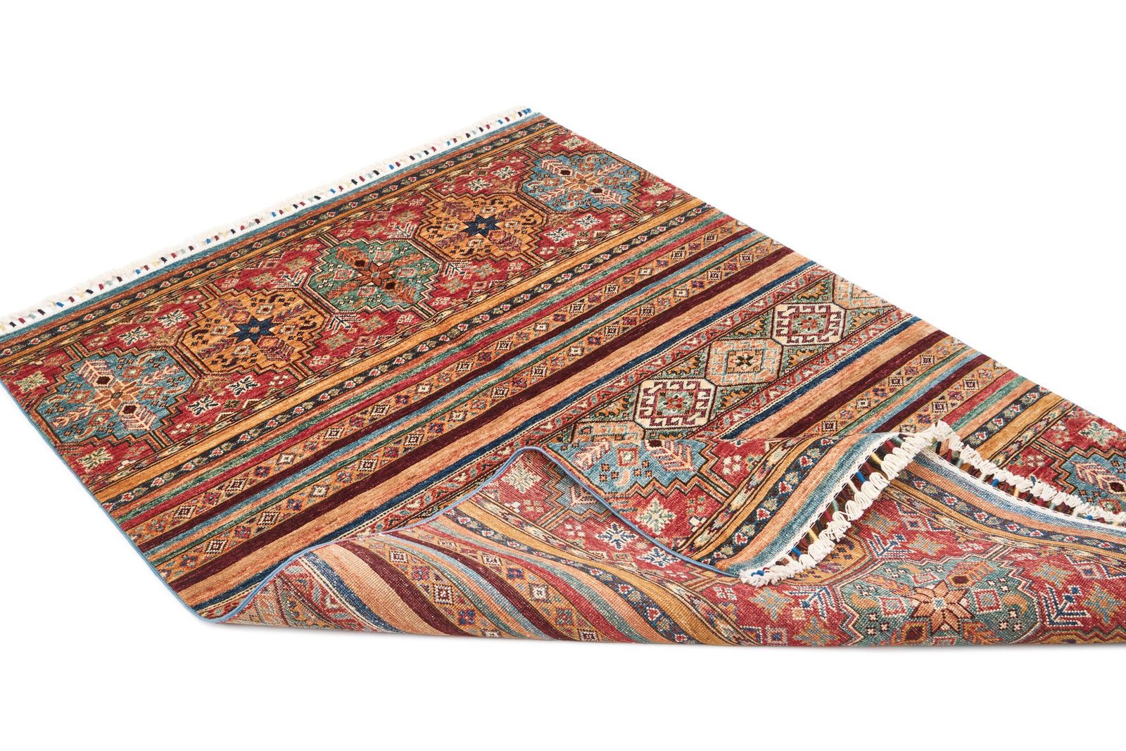 El Dokuma Bahtiyari Çok Renkli Yün ÖÇİB1070