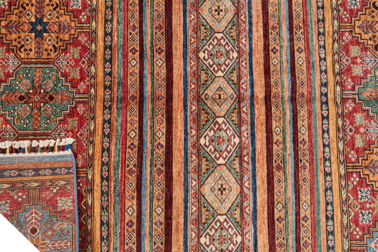 El Dokuma Bahtiyari Çok Renkli Yün ÖÇİB1070