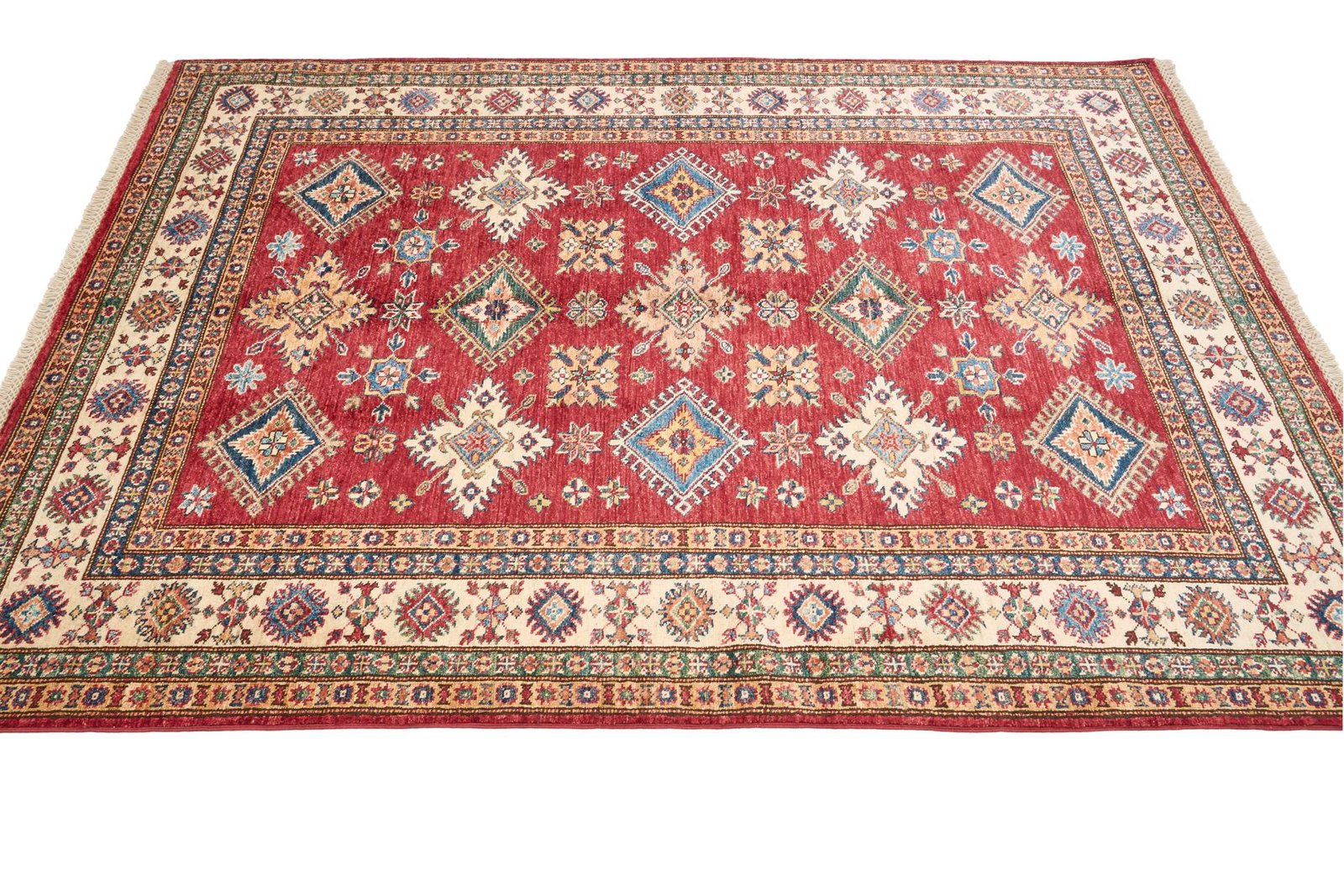 El Dokuma Şirvan Kırmızı Yün ÖÇİS1063-1