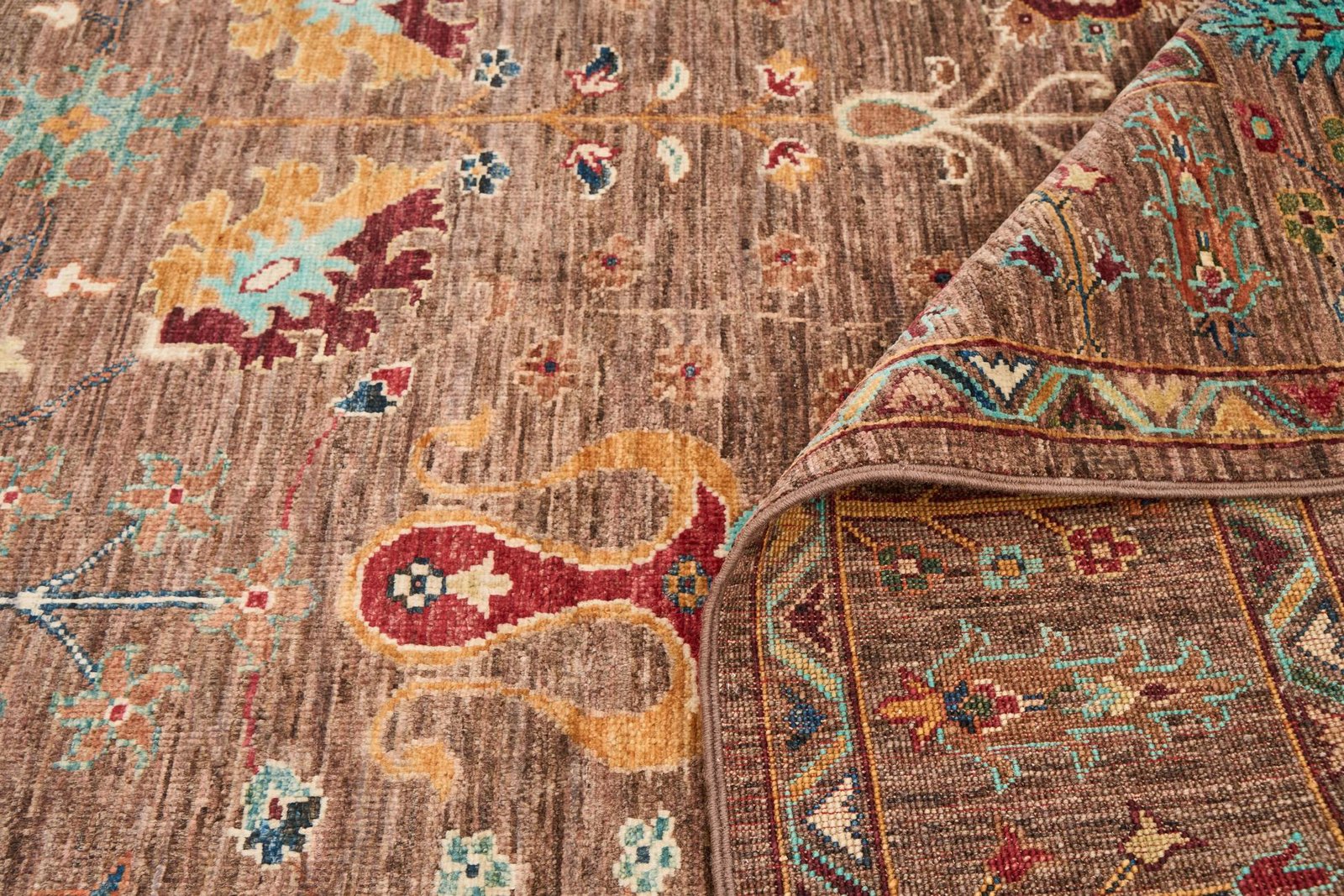 El Dokuma Sultani Kahverengi Yün ÖÇOS1032