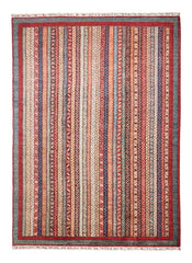 El Dokuma Şal Çok Renkli Yün ÖÇPS1056