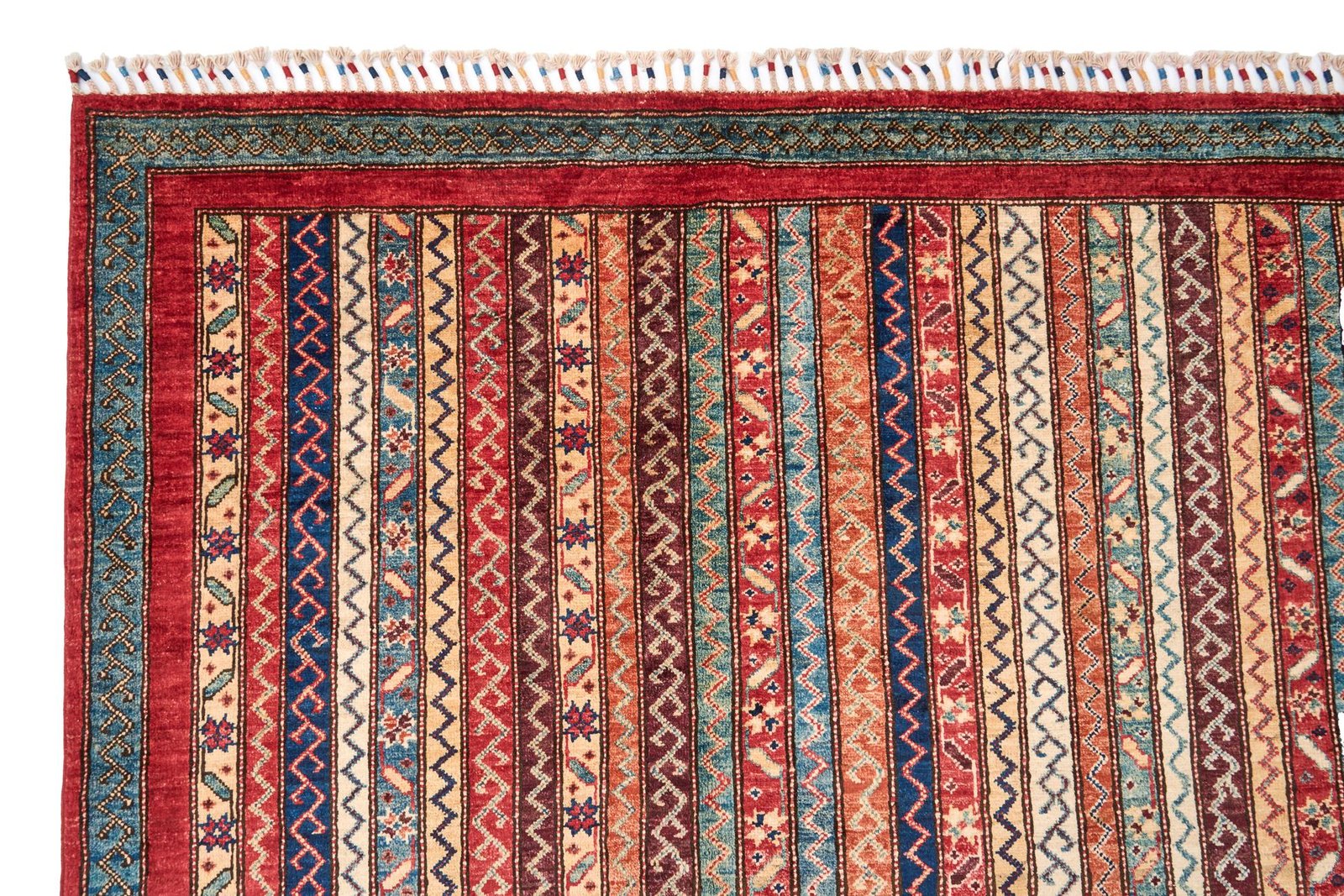 El Dokuma Şal Çok Renkli Yün ÖÇPS1056