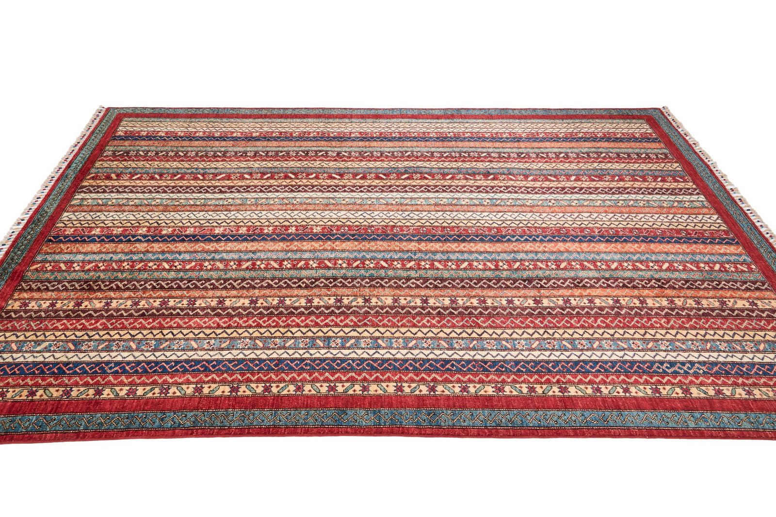 El Dokuma Şal Çok Renkli Yün ÖÇPS1056