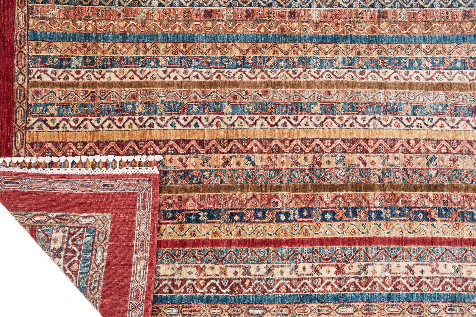 El Dokuma Bahtiyari Kırmızı Yün ÖÇİB1057