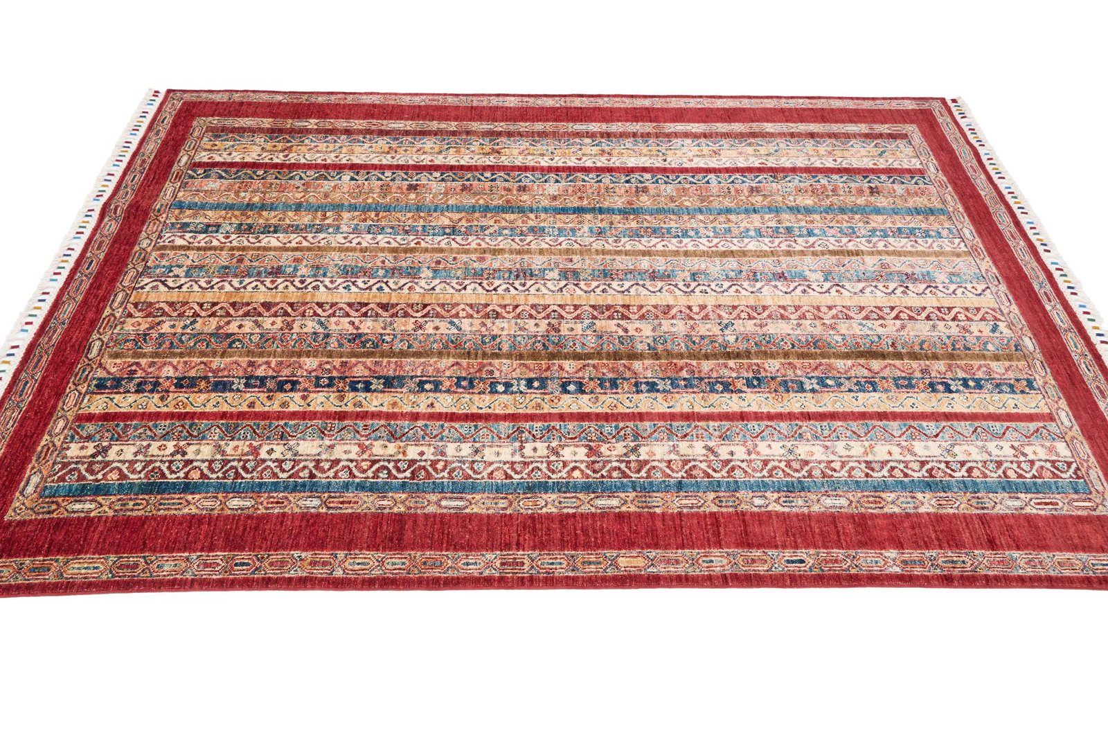 El Dokuma Bahtiyari Kırmızı Yün ÖÇİB1057