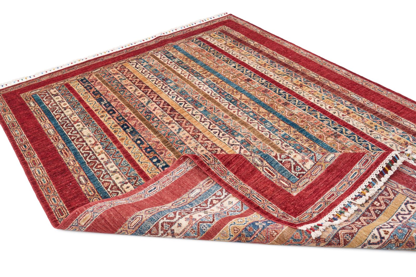 El Dokuma Bahtiyari Kırmızı Yün ÖÇİB1057