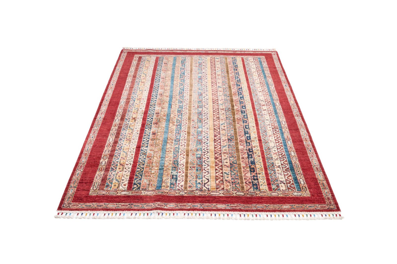 El Dokuma Bahtiyari Kırmızı Yün ÖÇİB1057