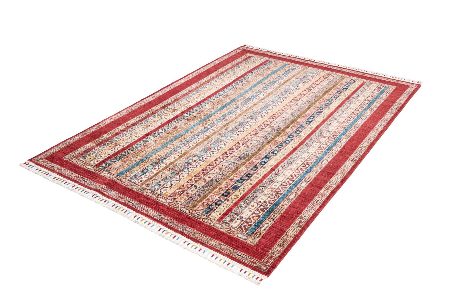 El Dokuma Bahtiyari Kırmızı Yün ÖÇİB1057