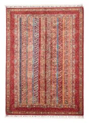 El Dokuma Şal Kırmızı Yün ÖÇİS1062