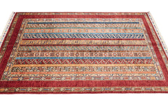 El Dokuma Şal Kırmızı Yün ÖÇİS1062