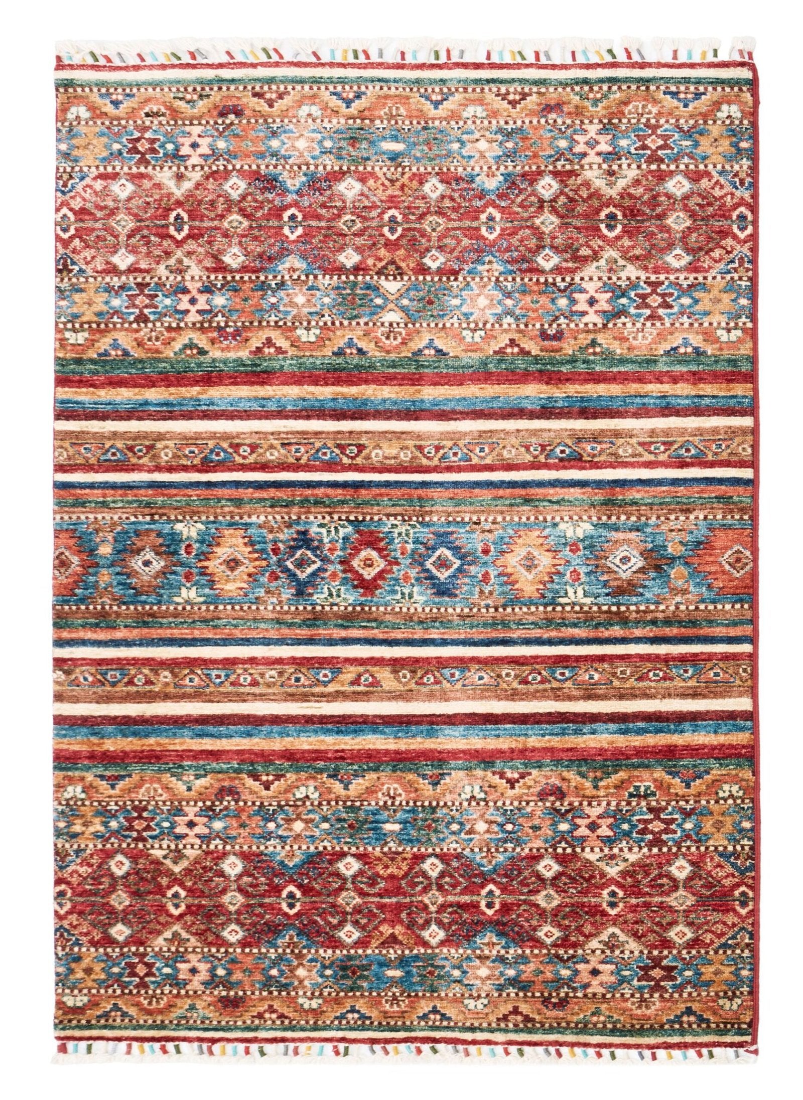 El Dokuma Bahtiyari Çok Renkli Yün ÖÇİB1068