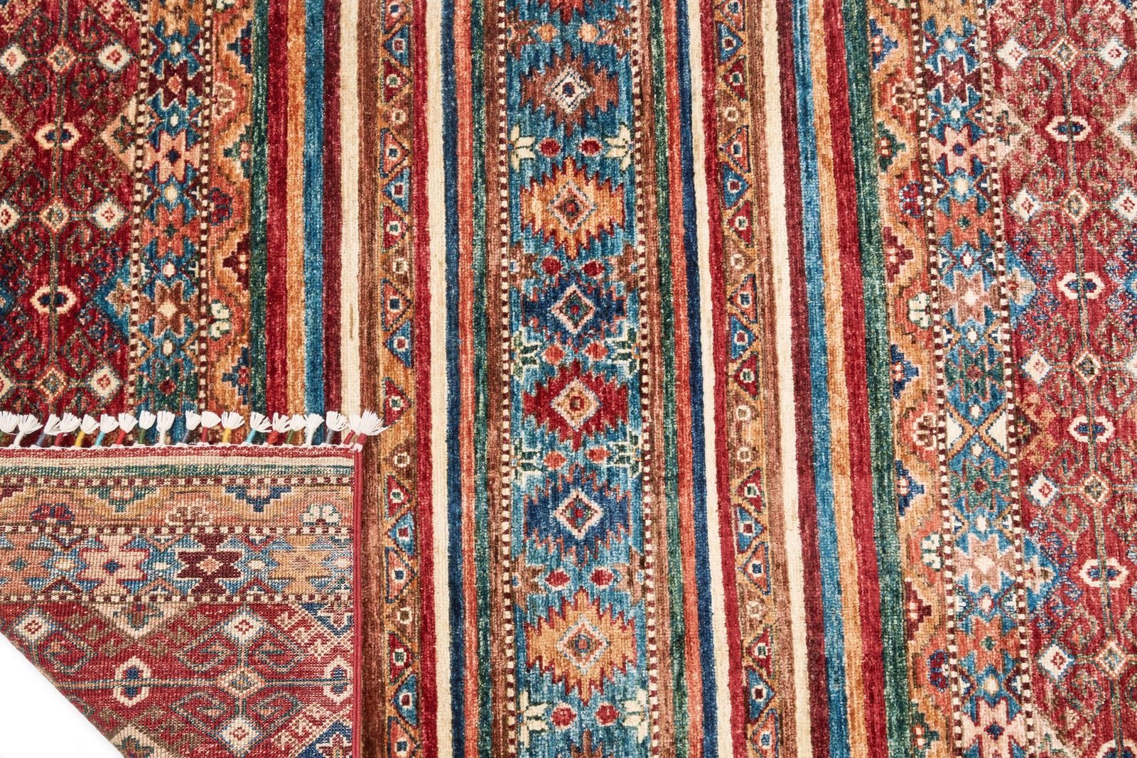 El Dokuma Bahtiyari Çok Renkli Yün ÖÇİB1068