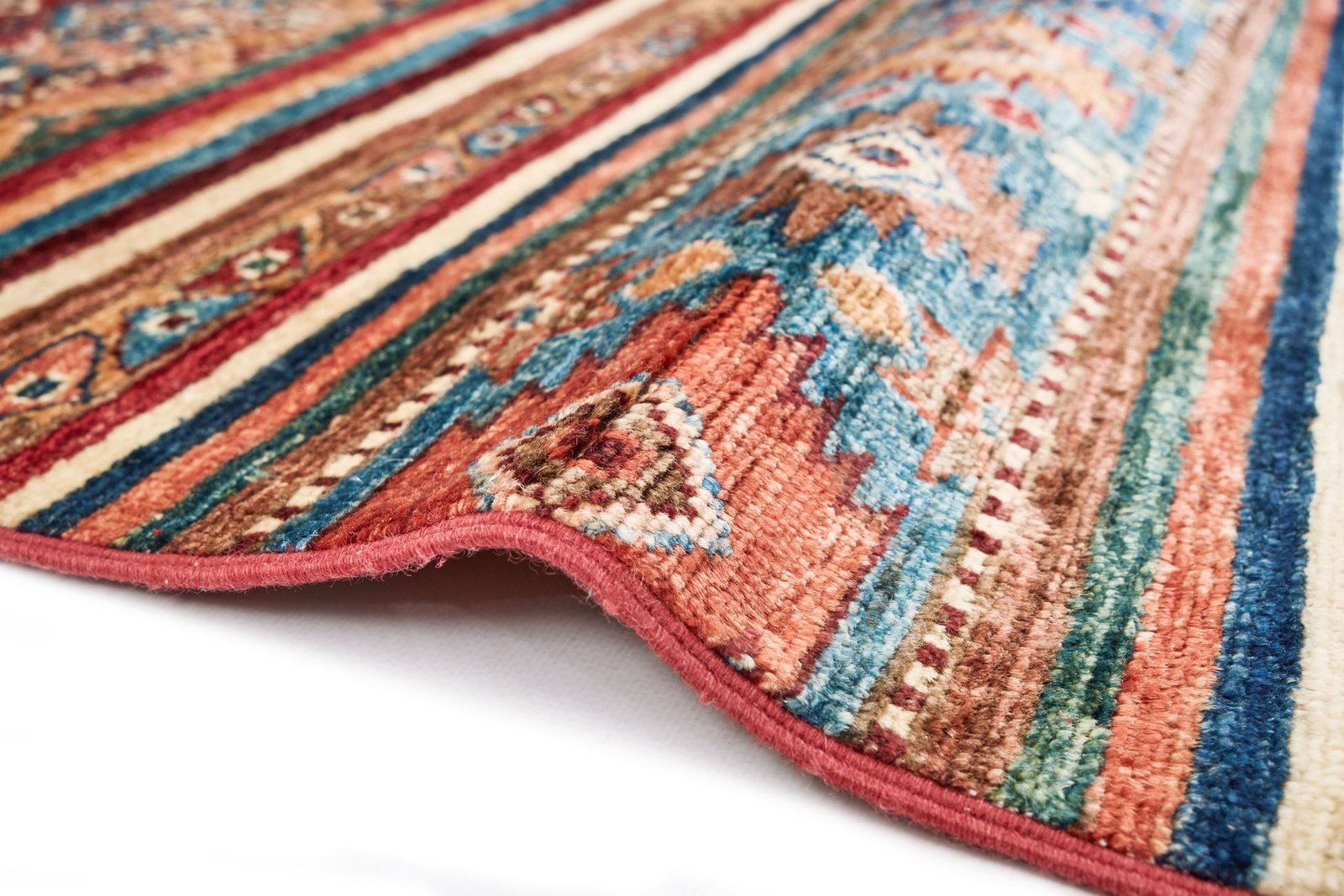 El Dokuma Bahtiyari Çok Renkli Yün ÖÇİB1068