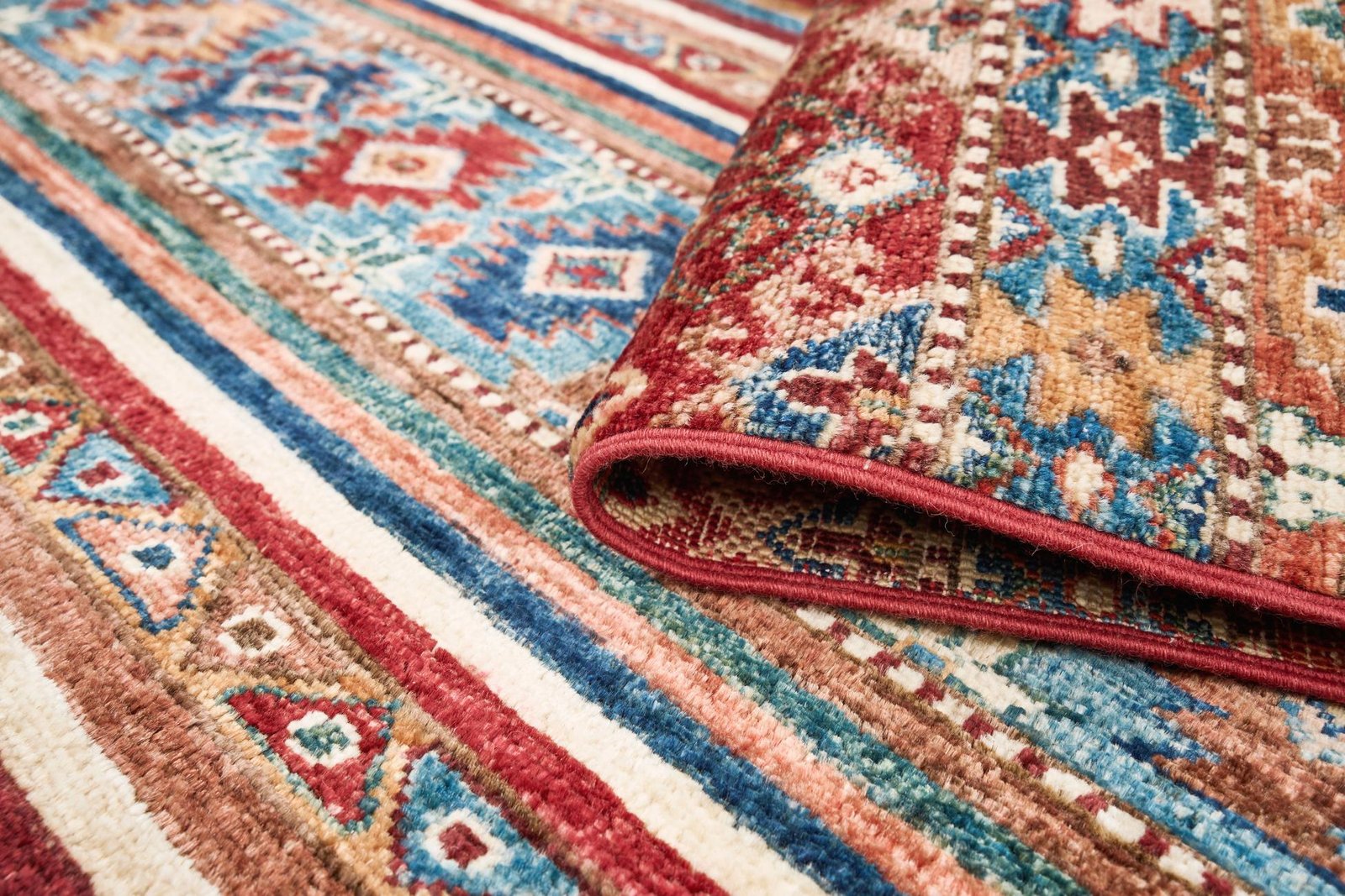 El Dokuma Bahtiyari Çok Renkli Yün ÖÇİB1068