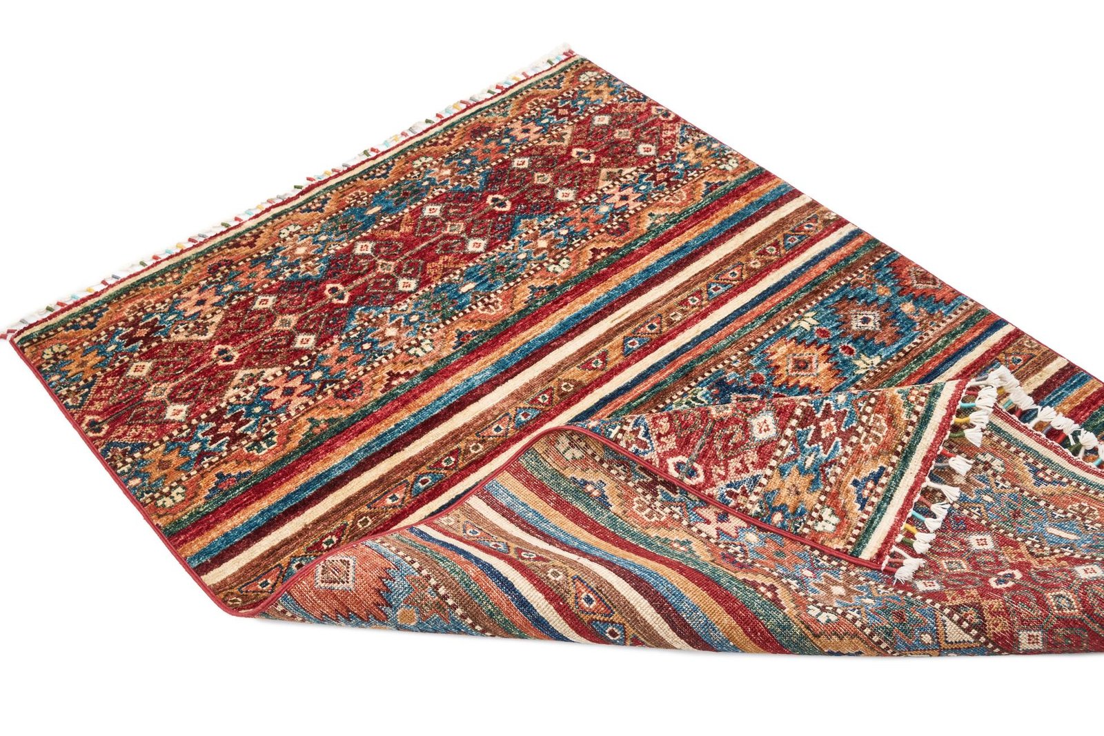 El Dokuma Bahtiyari Çok Renkli Yün ÖÇİB1068