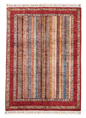 El Dokuma Şal Kırmızı Yün ÖÇİS1069