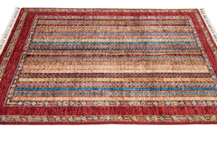 El Dokuma Şal Kırmızı Yün ÖÇİS1069