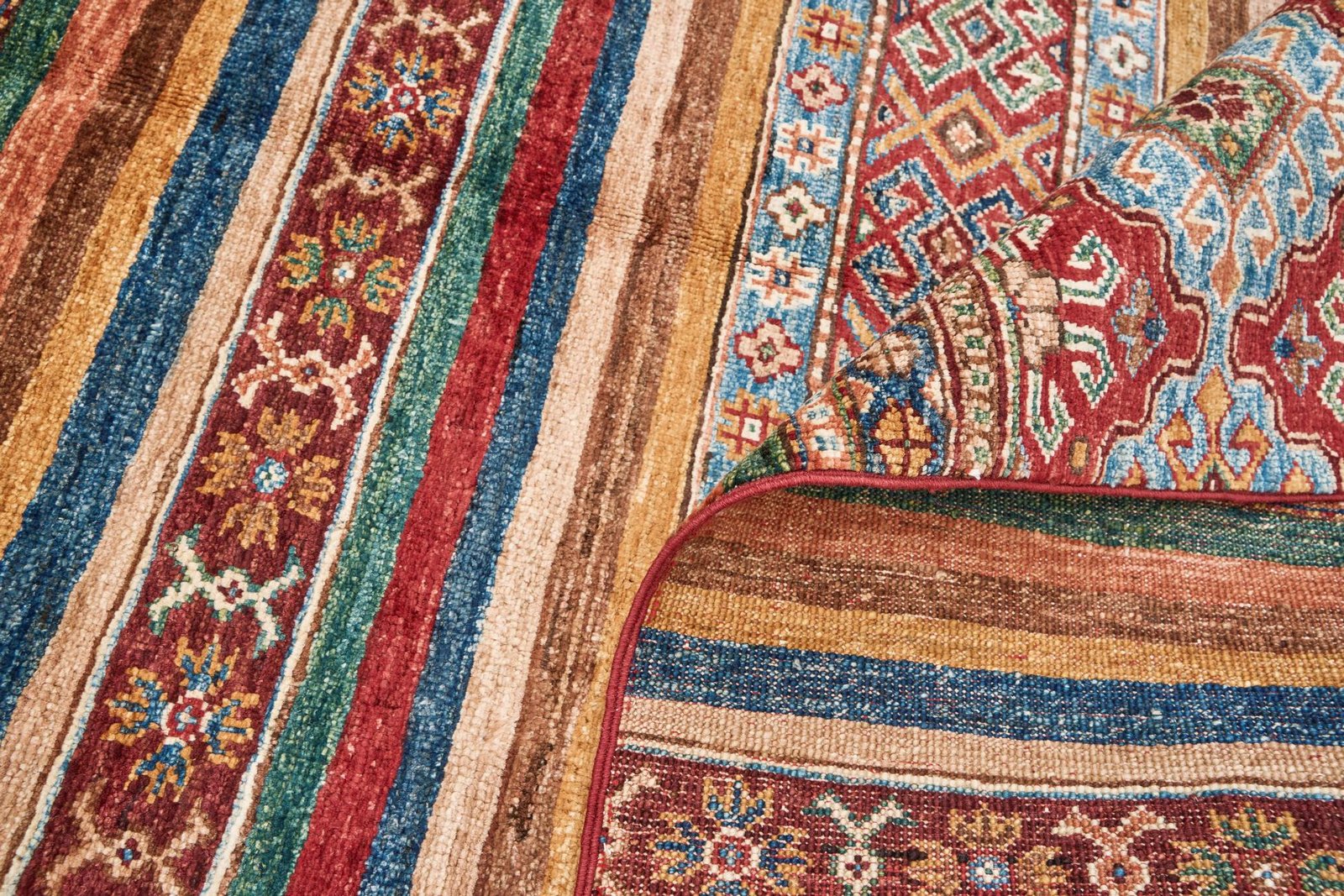 El Dokuma Bahtiyari Çok Renkli Yün ÖÇİB1071