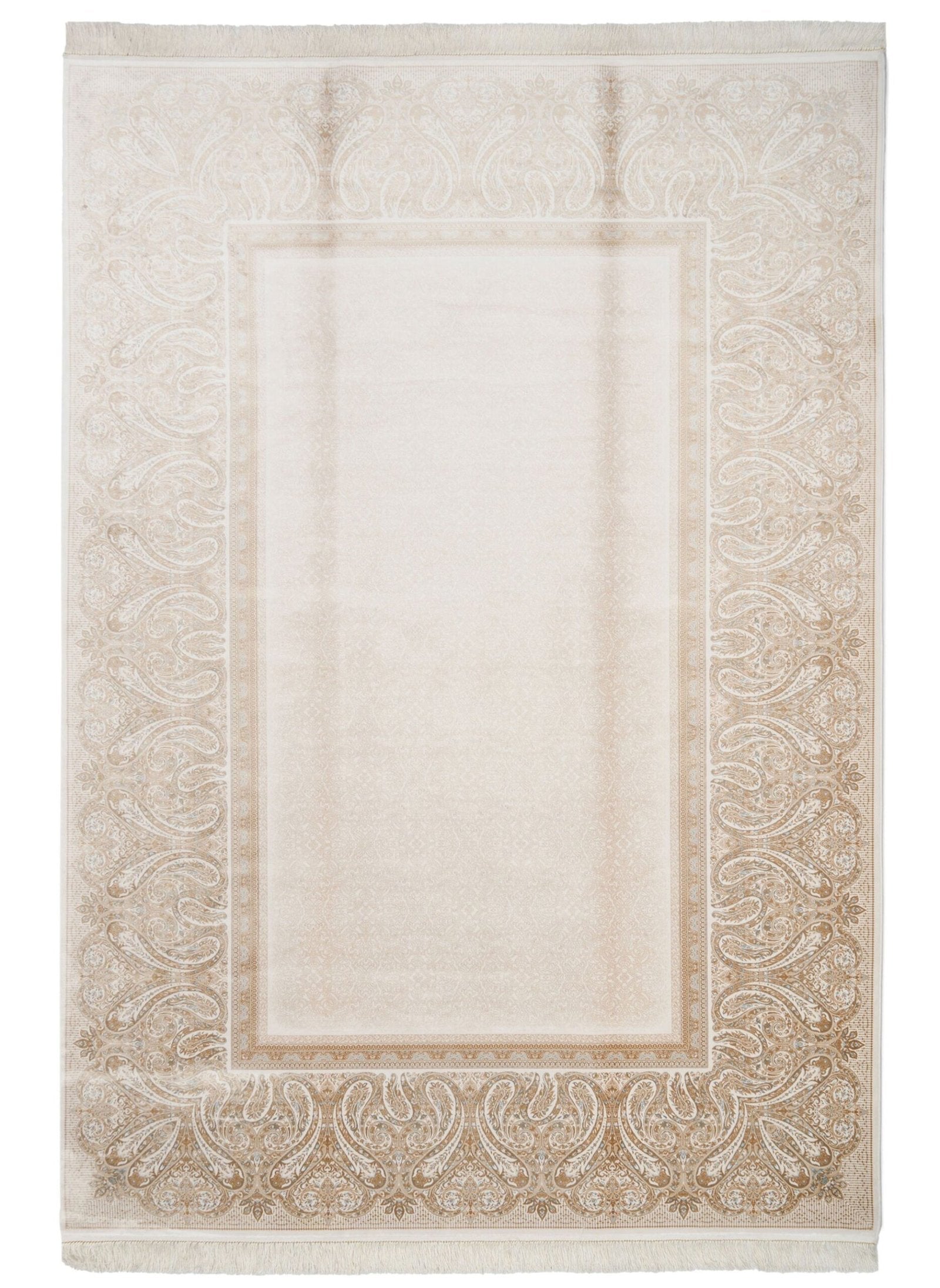 Makine İpek Jumeriah Krem Halı 6189