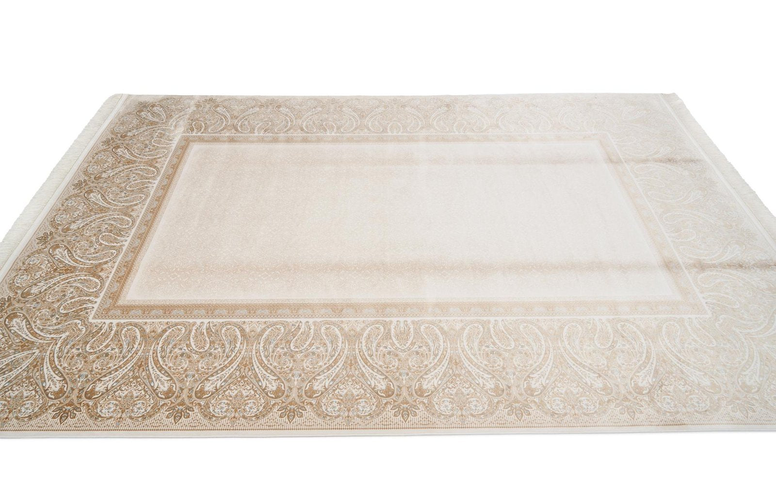 Makine İpek Jumeriah Krem Halı 6189