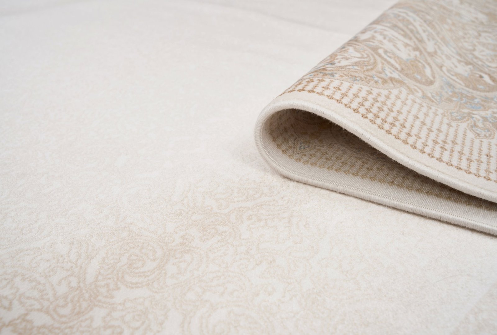 Makine İpek Jumeriah Krem Halı 6189