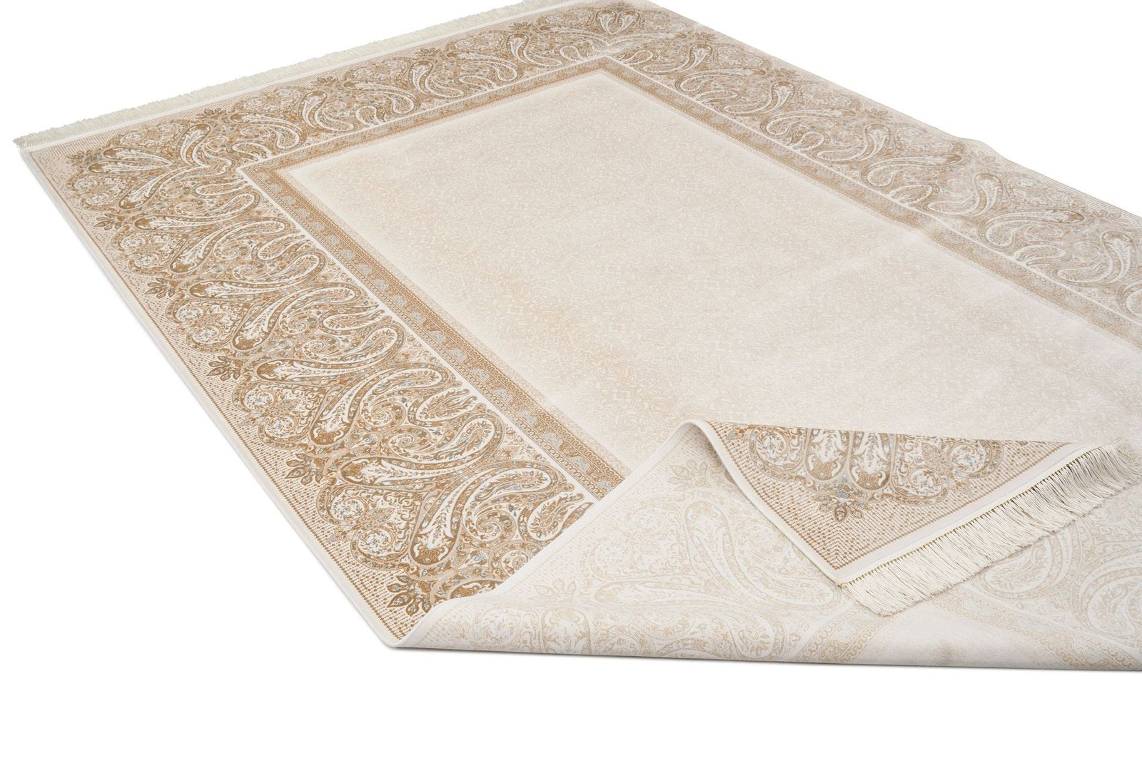 Makine İpek Jumeriah Krem Halı 6189