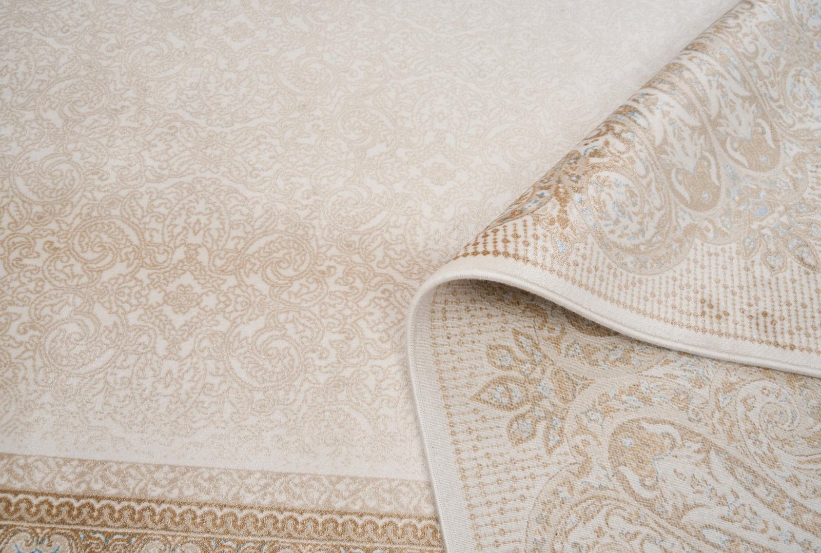 Makine İpek Jumeriah Krem Halı 6189