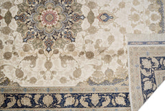 Makine İpek İsfahan Krem Halı ISF04