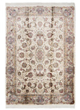 Makine İpek İsfahan Krem Halı ISF01