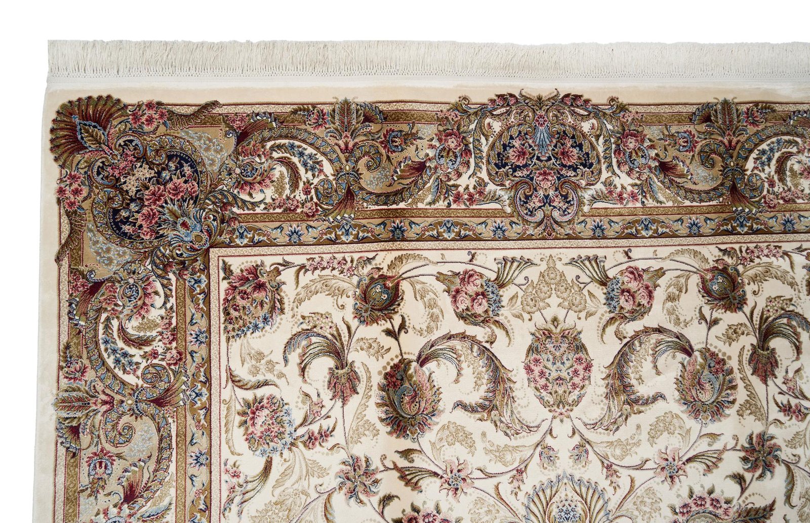 Makine İpek İsfahan Krem Halı ISF01