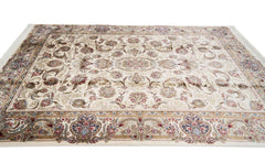 Makine İpek İsfahan Krem Halı ISF01