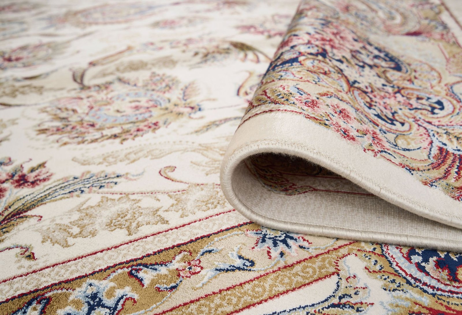 Makine İpek İsfahan Krem Halı ISF01