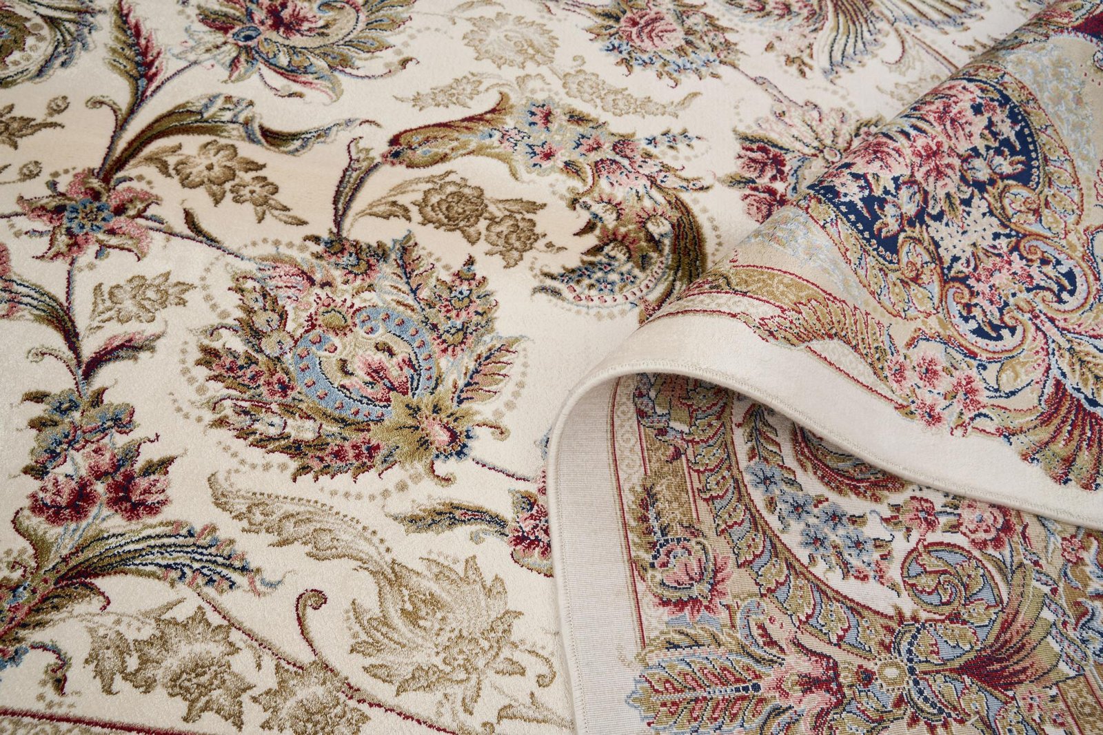 Makine İpek İsfahan Krem Halı ISF01