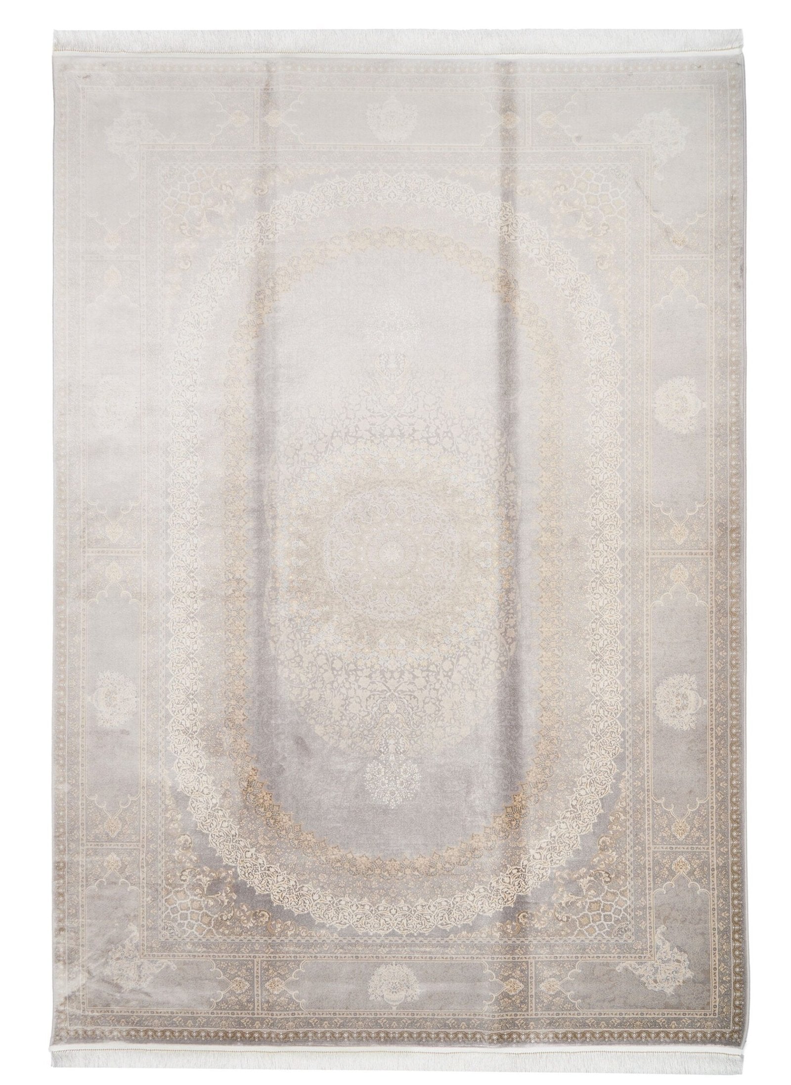 Öğretmenler Halı Makine İpek Jumeirah Gri 6191