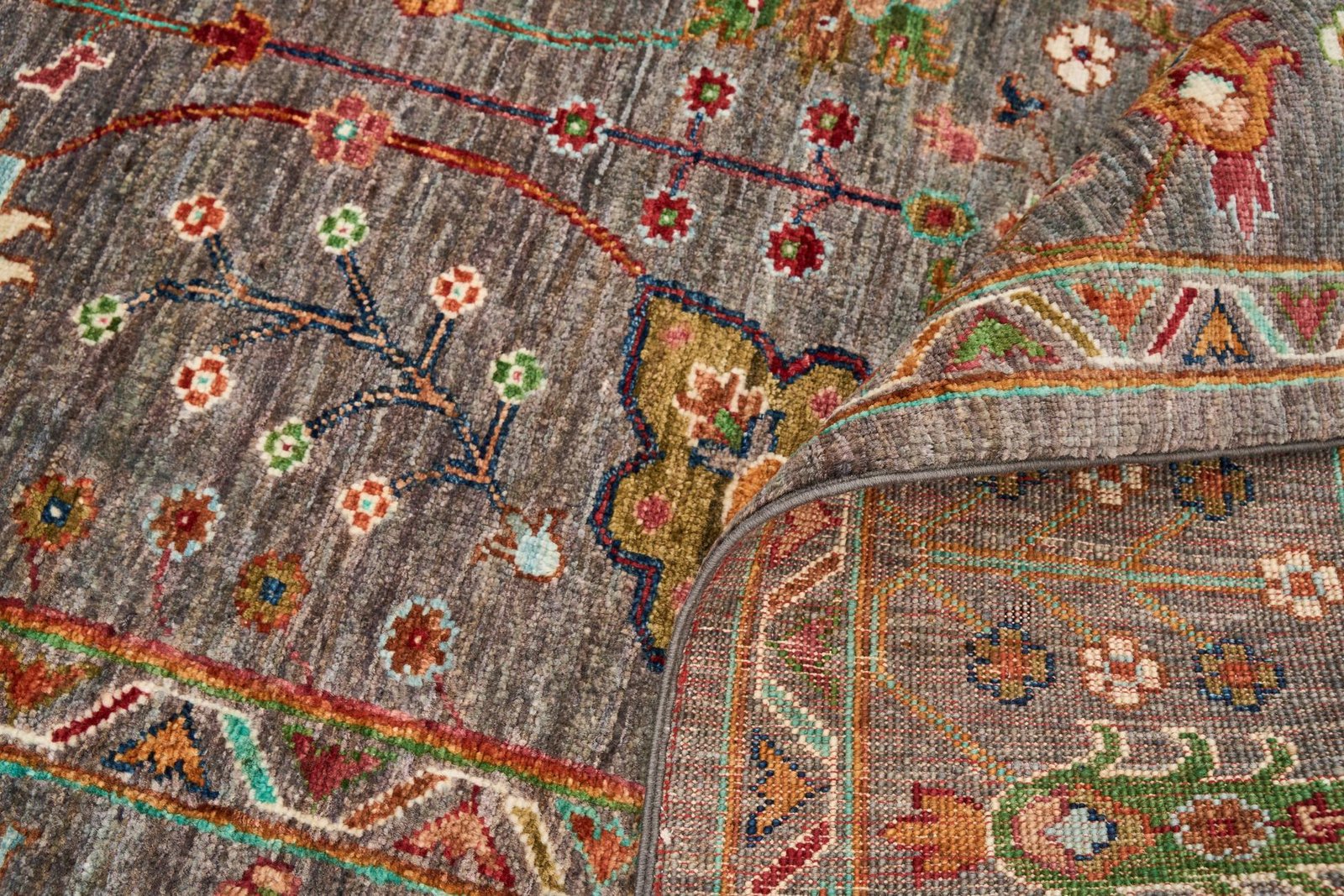 El Dokuma Sultani Taş Gri Yün ÖÇOS1035 8 El Dokuma Sultani Taş Gri Yün ÖÇOS1035 - Görsel 8